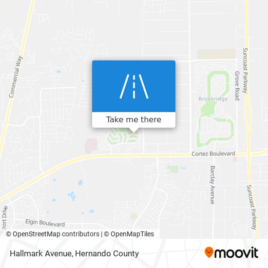Hallmark Avenue map
