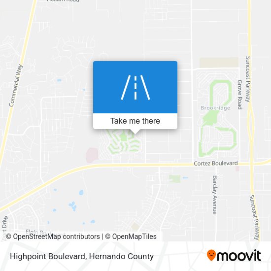 Highpoint Boulevard map