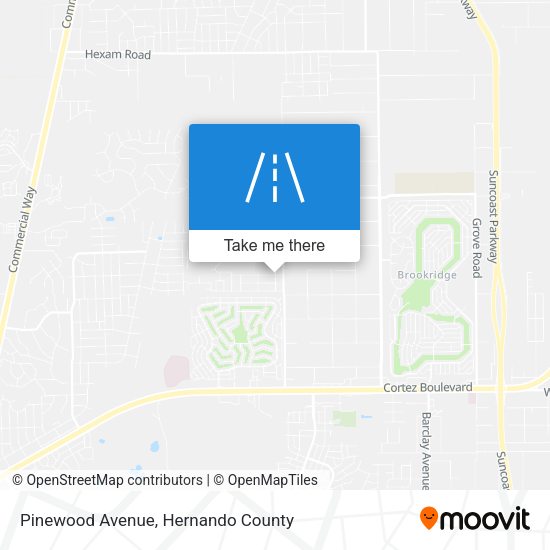 Mapa de Pinewood Avenue