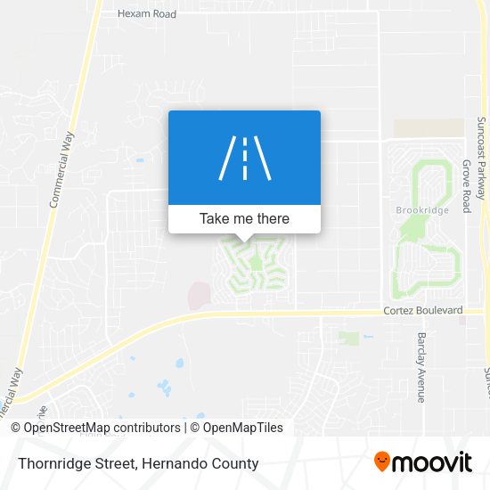 Thornridge Street map