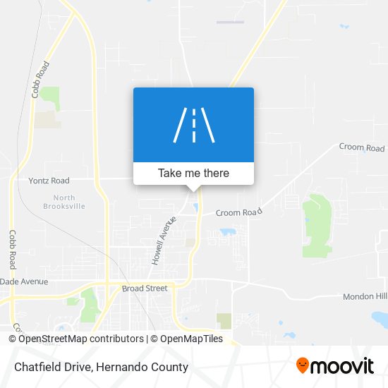 Chatfield Drive map