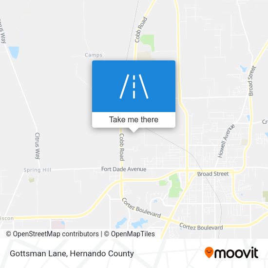 Gottsman Lane map