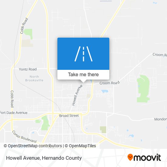 Howell Avenue map
