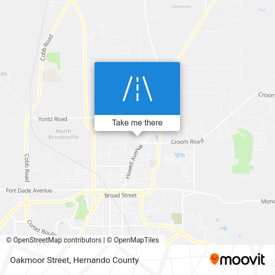 Oakmoor Street map