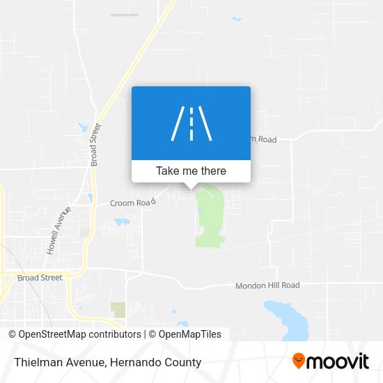 Thielman Avenue map