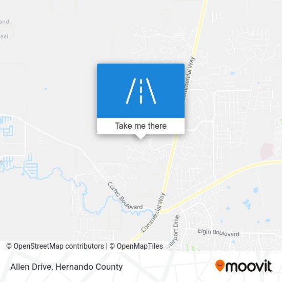Mapa de Allen Drive