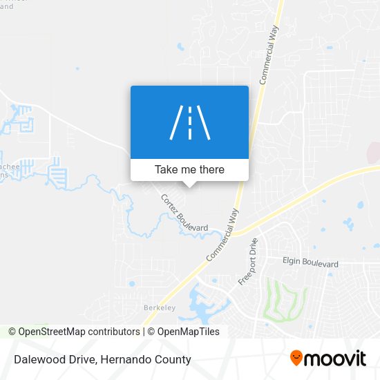 Dalewood Drive map