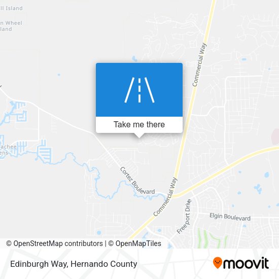 Edinburgh Way map