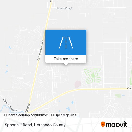 Spoonbill Road map