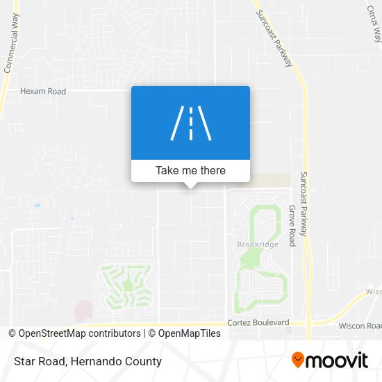 Mapa de Star Road