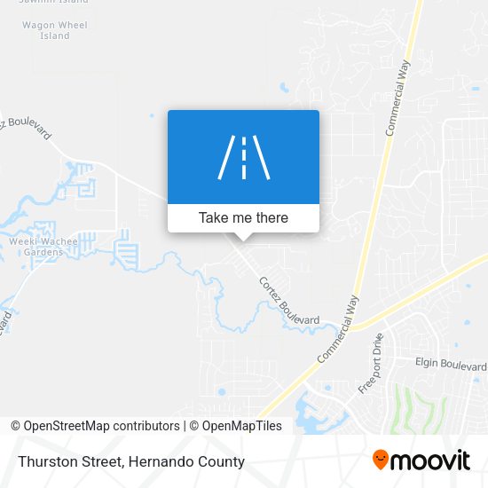 Thurston Street map