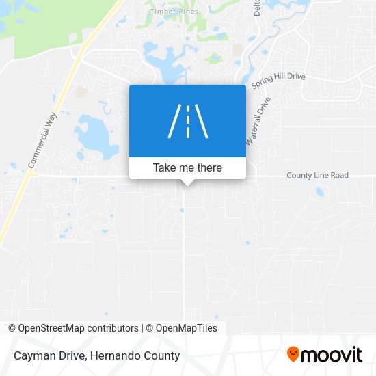 Cayman Drive map