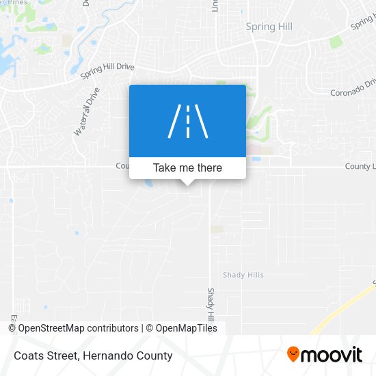 Coats Street map