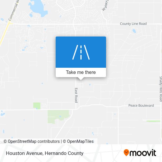 Houston Avenue map