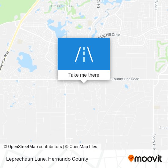 Leprechaun Lane map