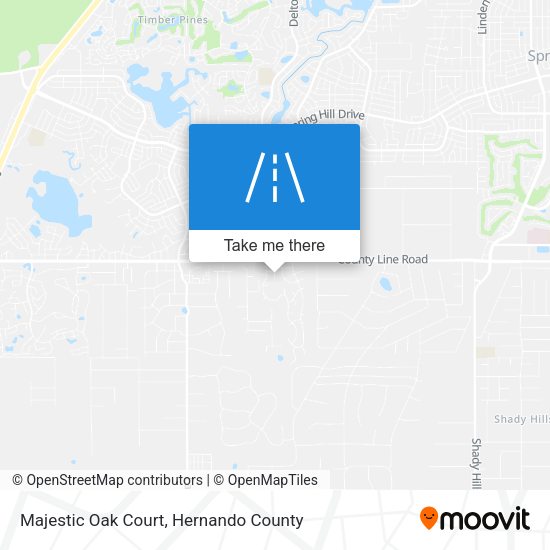 Majestic Oak Court map
