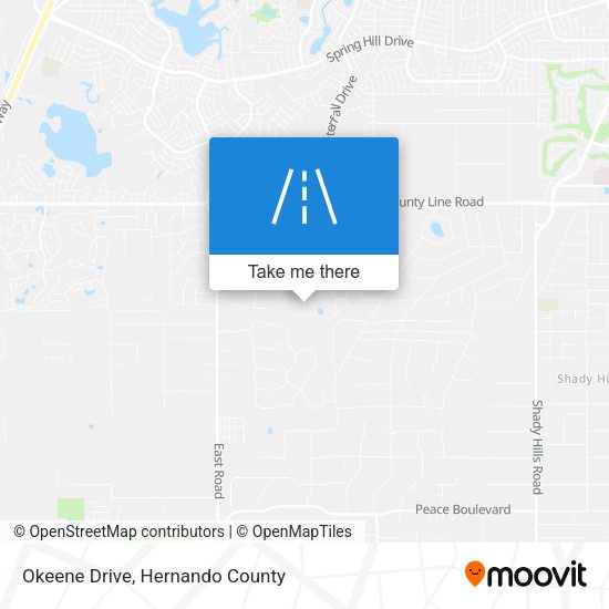 Okeene Drive map