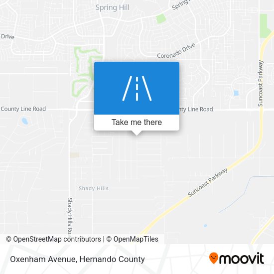 Oxenham Avenue map