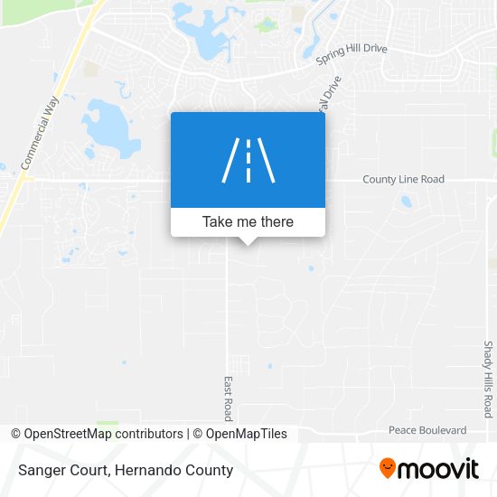 Mapa de Sanger Court