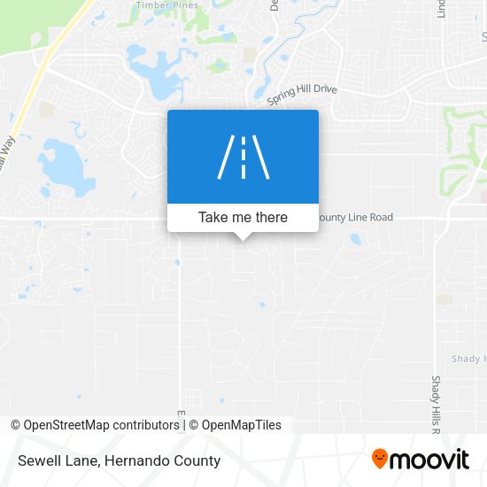 Sewell Lane map