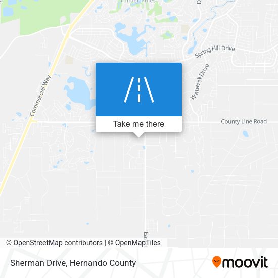 Mapa de Sherman Drive