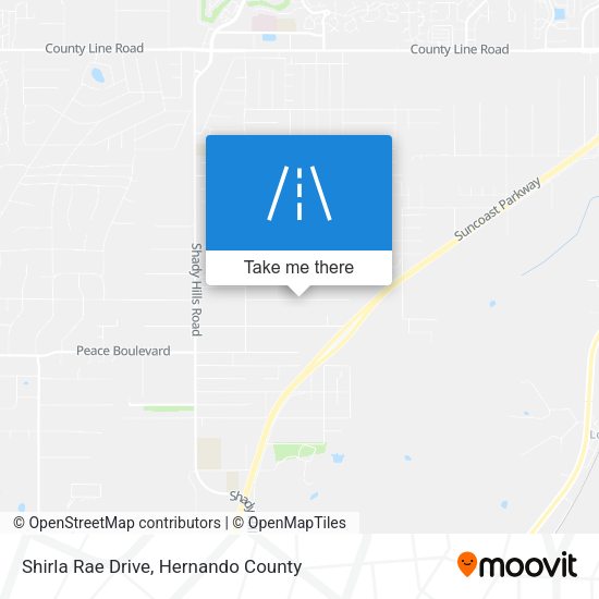 Shirla Rae Drive map