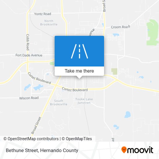 Bethune Street map