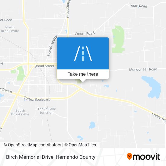 Birch Memorial Drive map