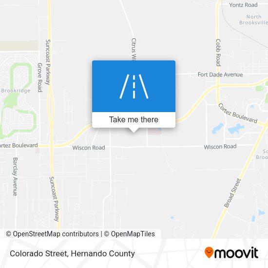 Mapa de Colorado Street