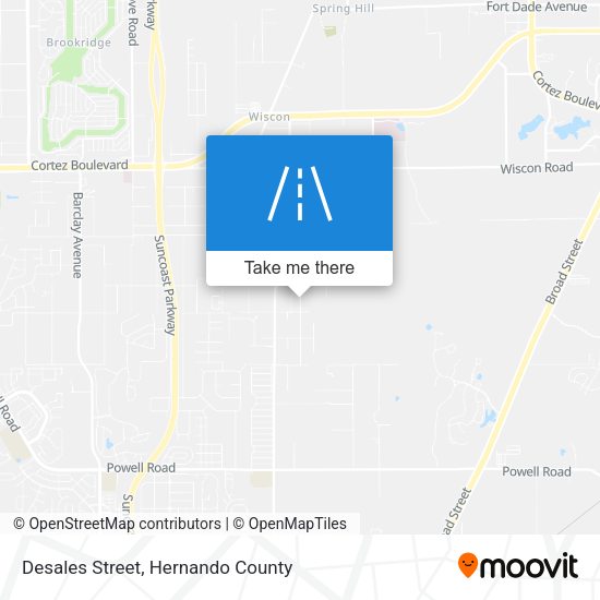 Desales Street map