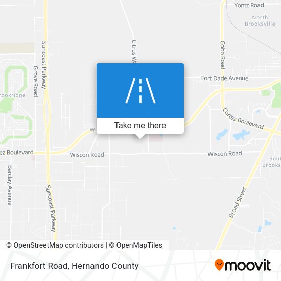 Frankfort Road map