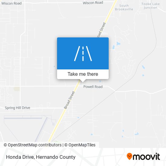 Honda Drive map