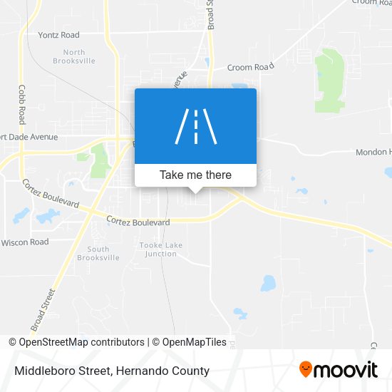 Middleboro Street map