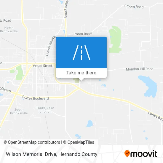 Wilson Memorial Drive map