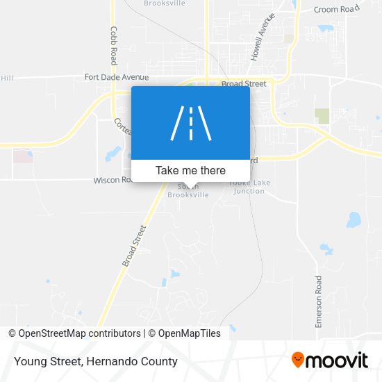 Young Street map