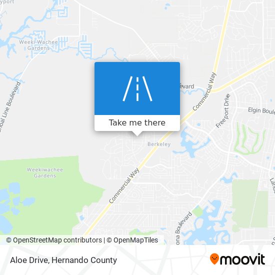 Aloe Drive map