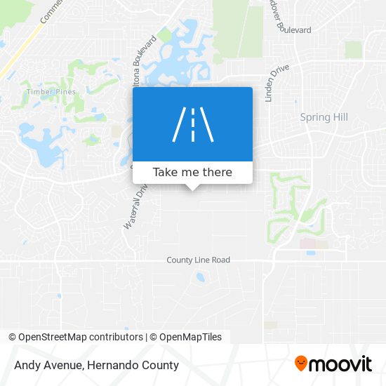 Andy Avenue map