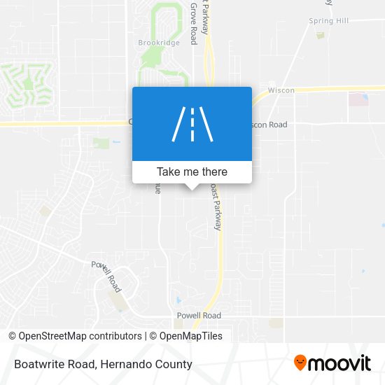 Mapa de Boatwrite Road