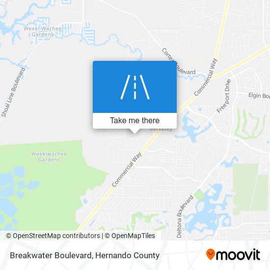 Breakwater Boulevard map