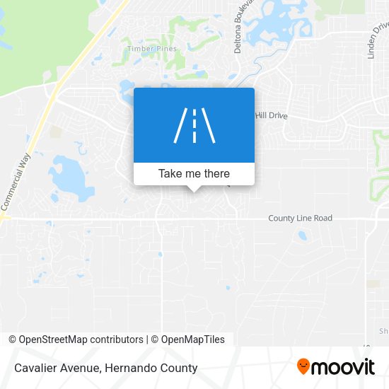 Cavalier Avenue map