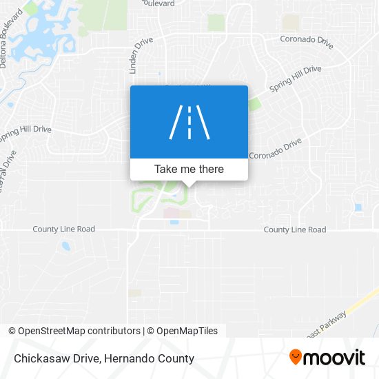 Chickasaw Drive map