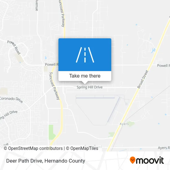 Deer Path Drive map