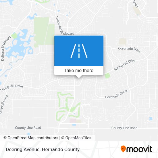 Mapa de Deering Avenue