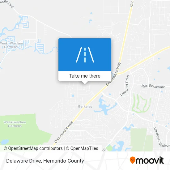Delaware Drive map