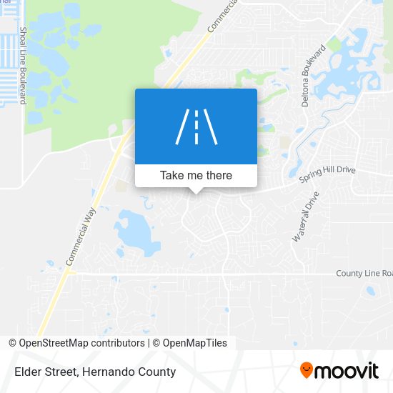 Elder Street map