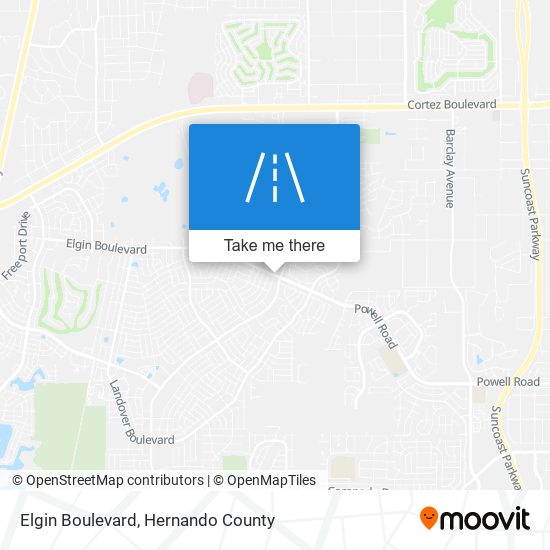 Elgin Boulevard map