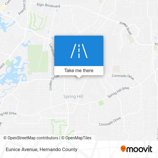 Mapa de Eunice Avenue