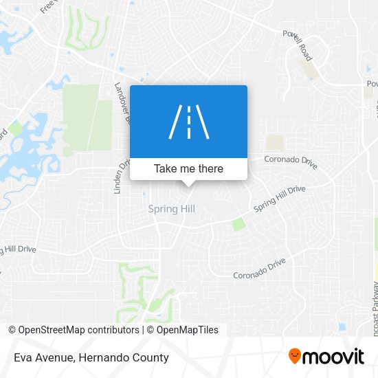 Mapa de Eva Avenue