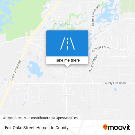 Fair Oaks Street map