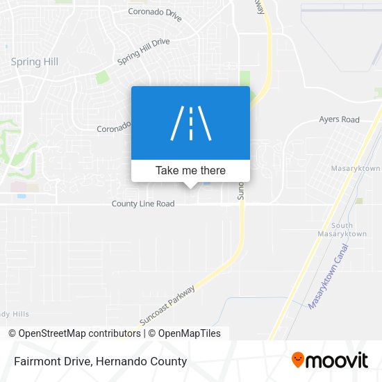 Fairmont Drive map